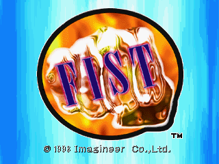 FIST title screen for Playstation